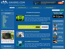 Tablet Screenshot of cool-savers.com